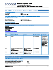 MSDS UN2800 (FR)